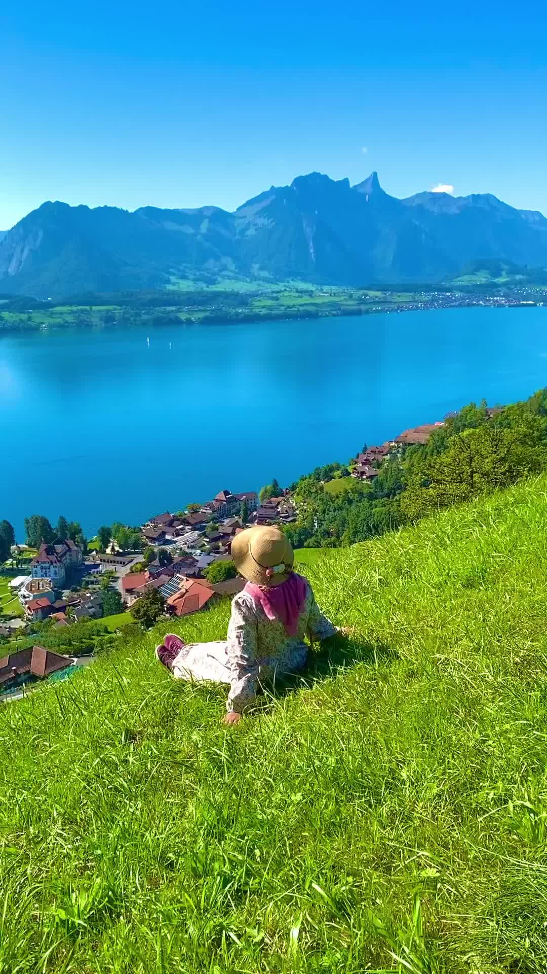 Stunning Views from Panoramaweg Sigriswil, Switzerland