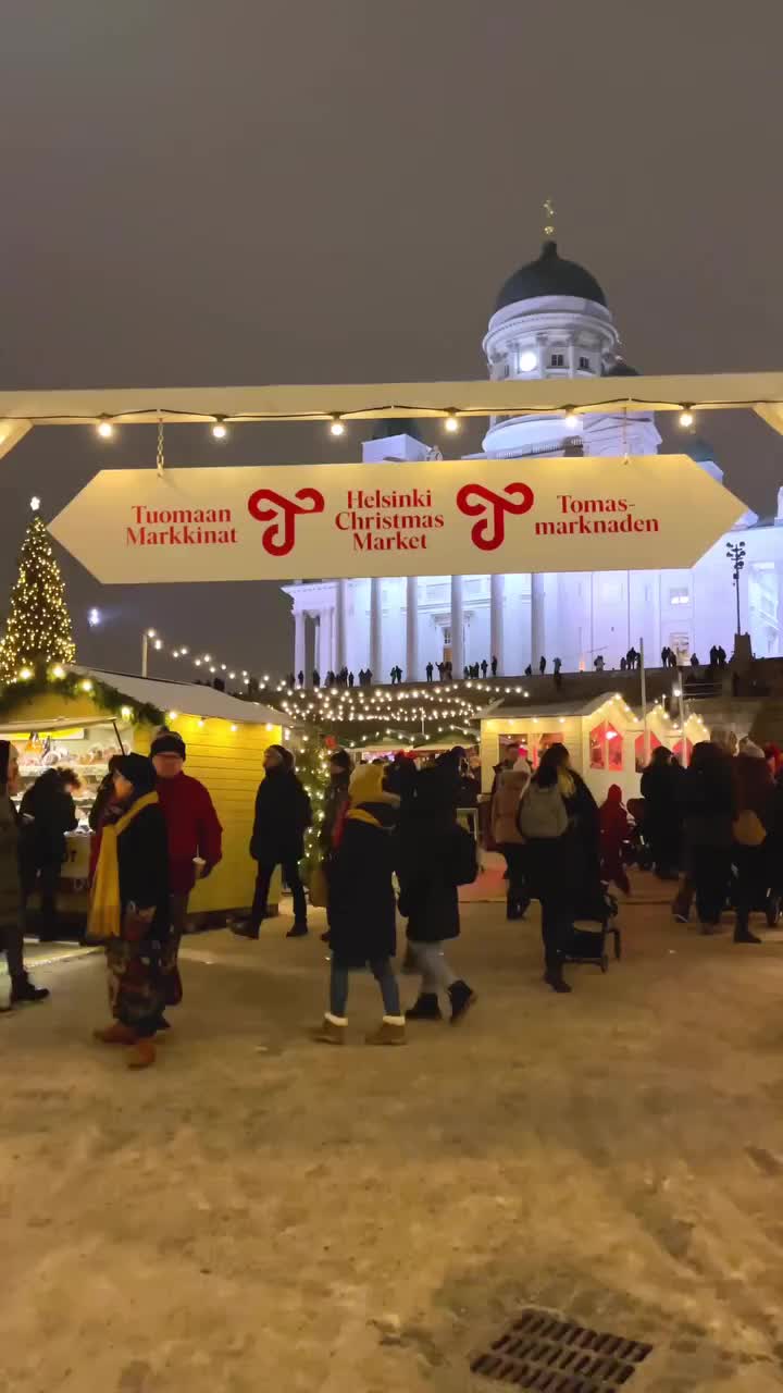 Helsinki Christmas Market 2022 at Senate Square