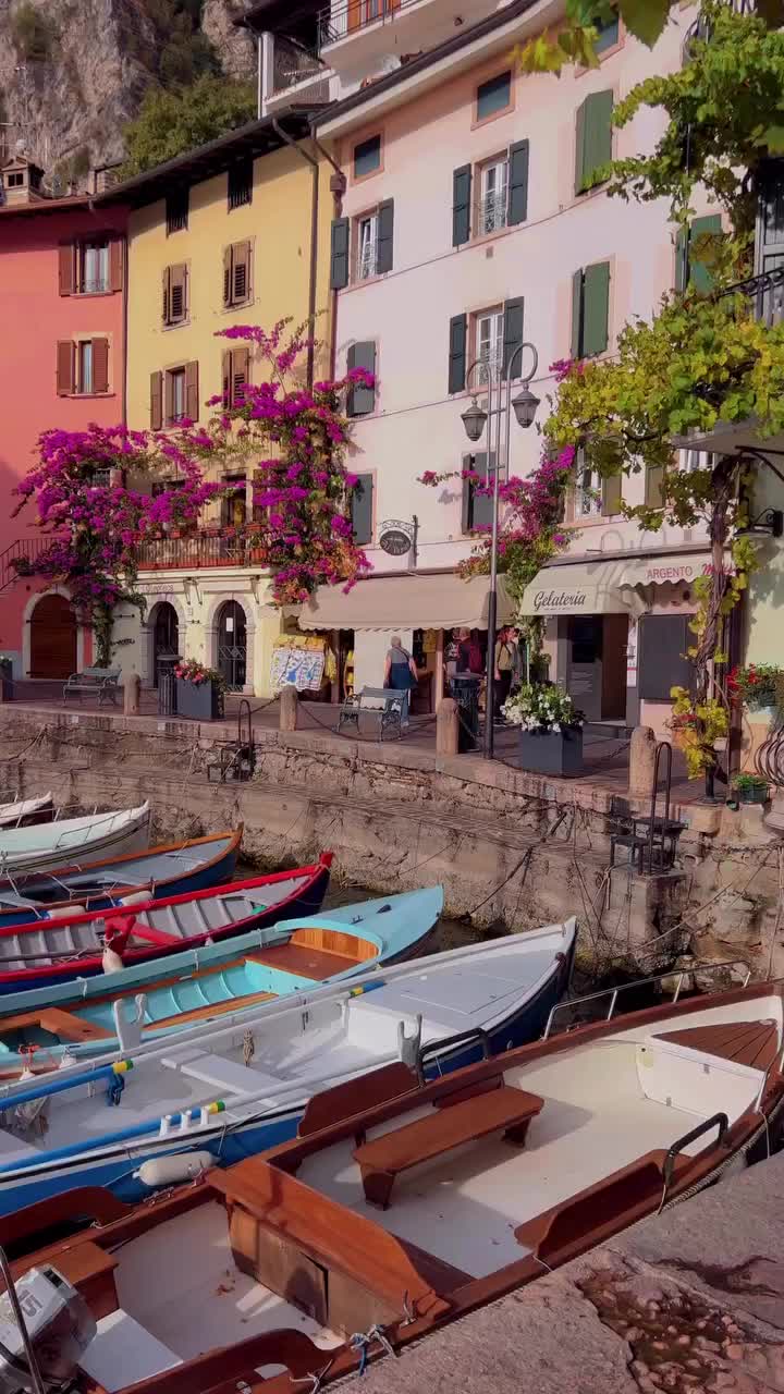 The most beautiful town in Lake Garda, Italy:
📍Limone sul Garda
This little lakeside town is full of vibrant colors and charming streets. You can find many lemon elements here. 🍋This shore of Lake Garda was once renowned for growing lemons and other citrus fruits.
·
·✨Follow @fishsflourish for more travel, photo & aesthetic inspo
·
·
·
·#lakegarda #lagodigarda #italy #italia #italytrip #europetravel #summervibes #travelreels #italyvacation #italytravel #summervacation 
Lago di Garda, Italy Travel, Summer Vacation, Destinations, Travel Inspo, Europe, Mediterranean travel