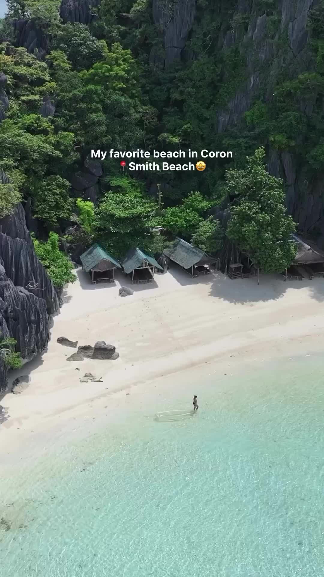 Must-Visit Smith Beach in Coron, Philippines