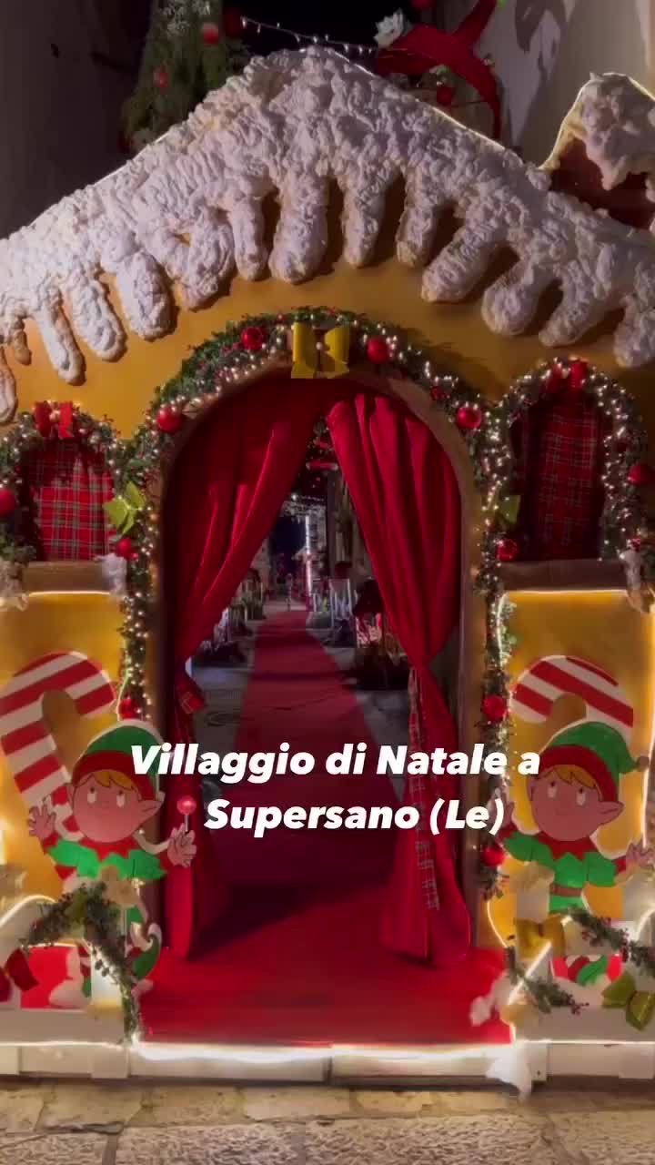 Magical Christmas Village in Supersano, Italy 🎅🎄