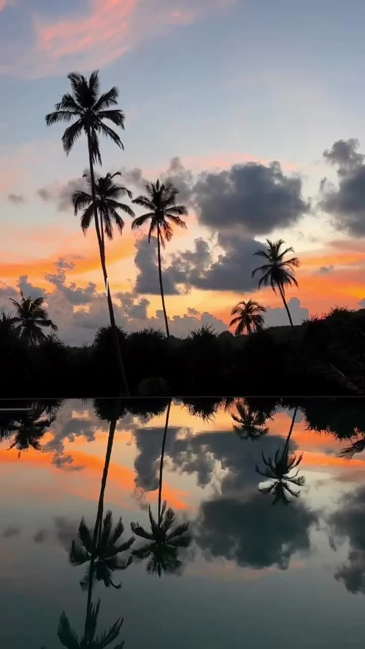 Stunning Sri Lankan Sunset at Amanwella Resort Beach