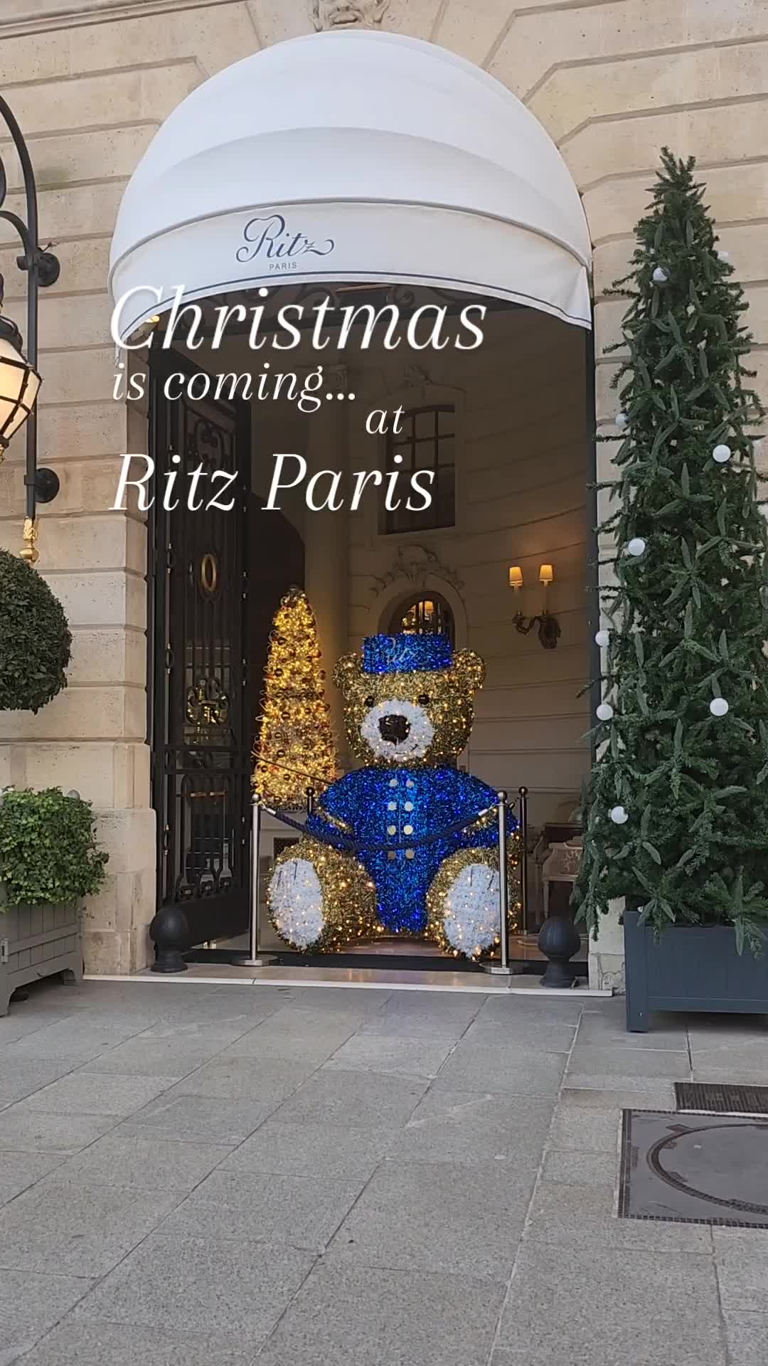 It's the most wonderful time of the year at the most wonderful hotel of Paris @ritzparis #ritzparis #paris #Christmas #ChristmasinParis #Christmas2023