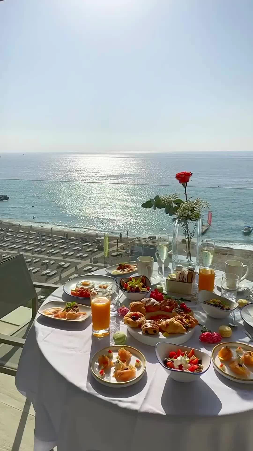 Breakfast Bliss with Stunning Views in Rhodes, Greece