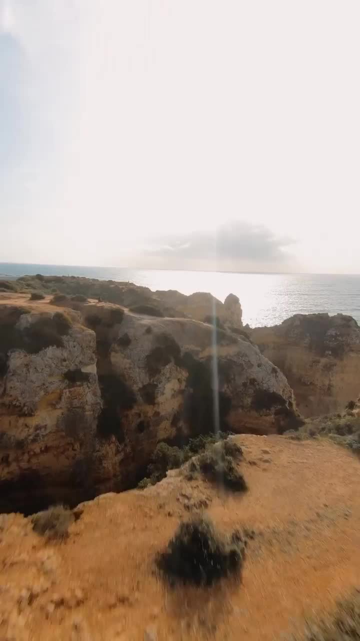 FPV Drone Adventure Before Surfing in Algarve, Portugal