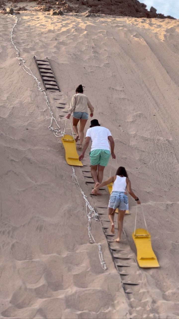 We spent a lovely day #Sandboarding in Nabq National Park and this is how our day looked like 🤩 

#ExperienceSharm 
#SharmElSheikh 
#Egypt 
#Sinai
#Egyptshots