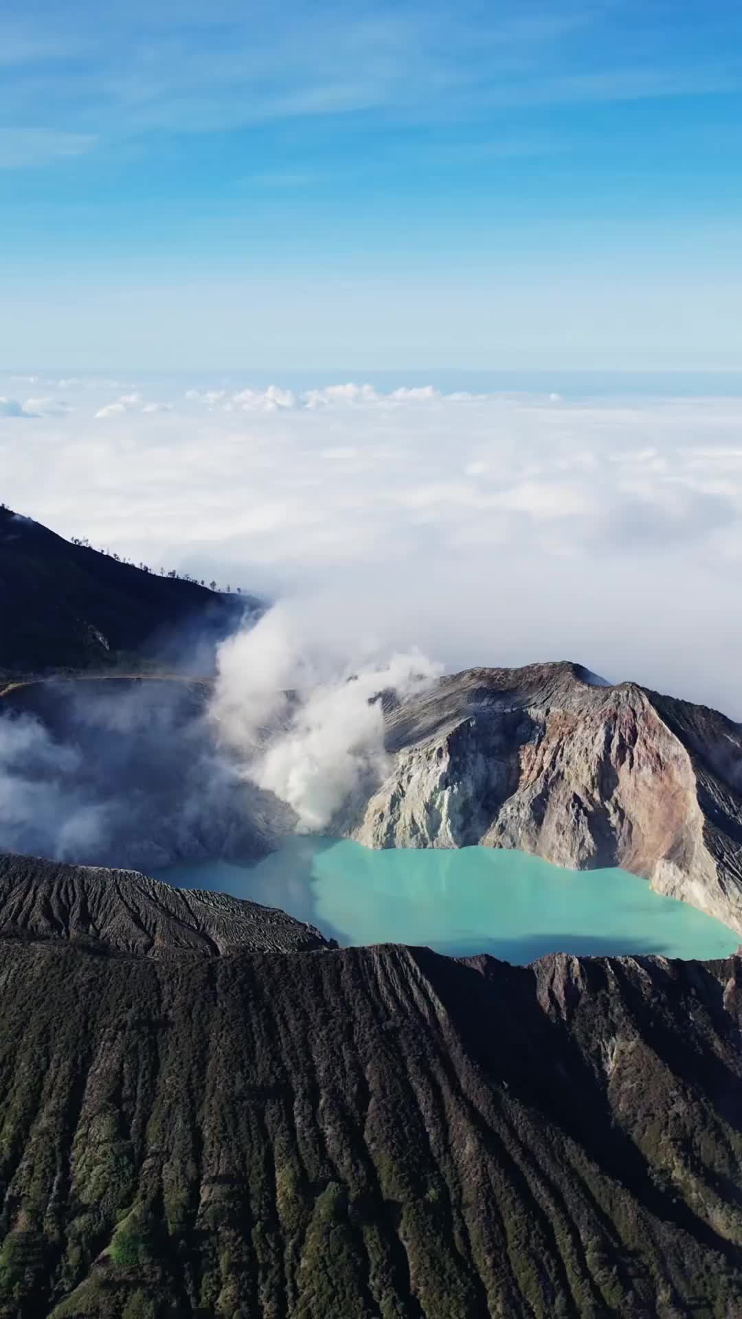 Stunning Volcano Views from Mt Igen, Indonesia 🌋