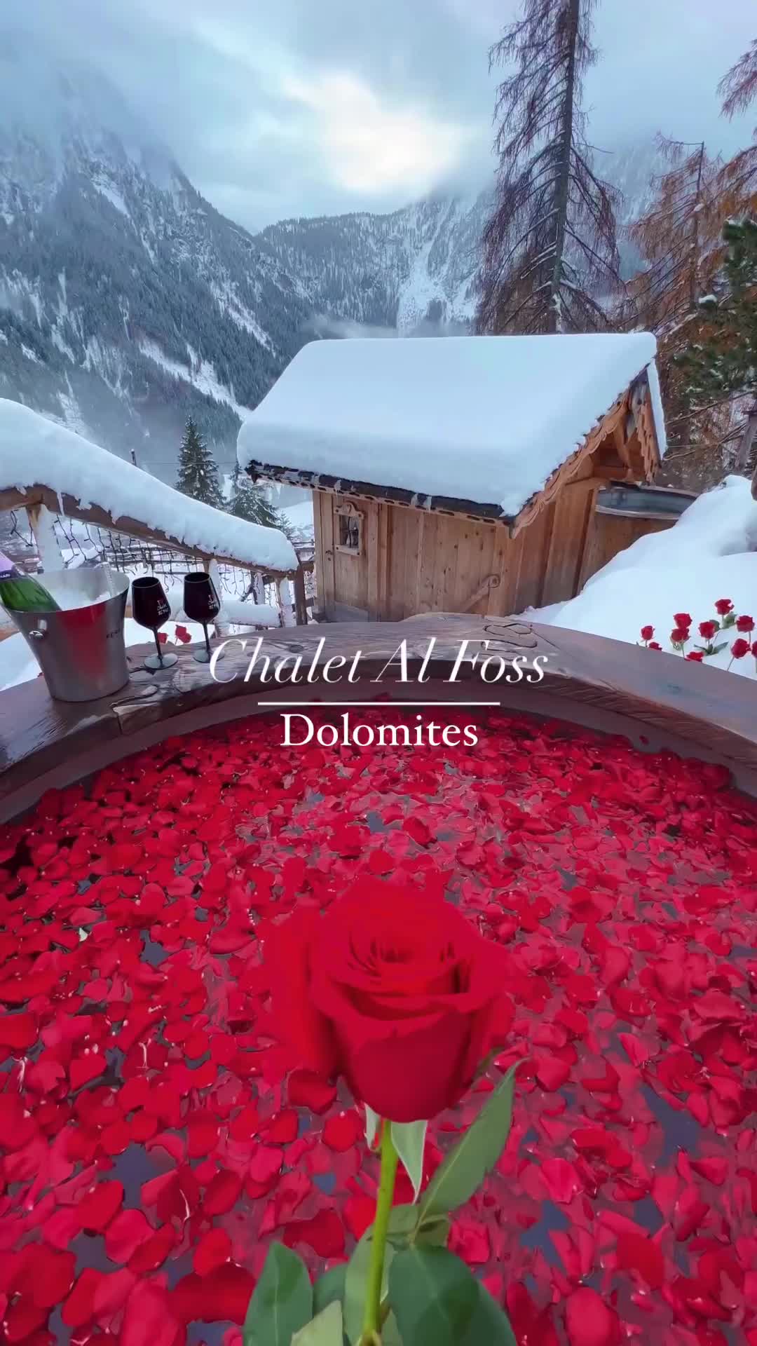 Luxury Winter Getaway at Hotel Chalet al Foss, Italy