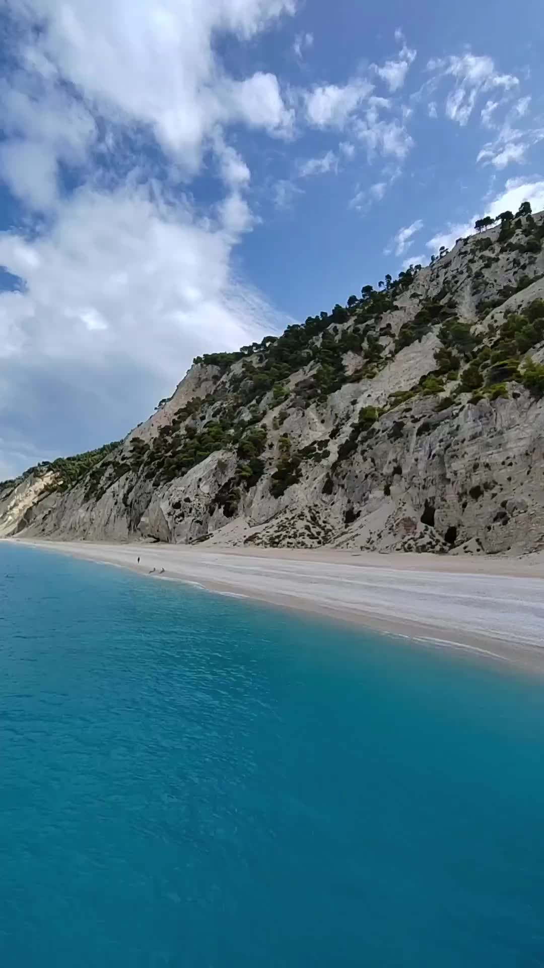 Stunning Egremni Beach, Lefkada, Greece