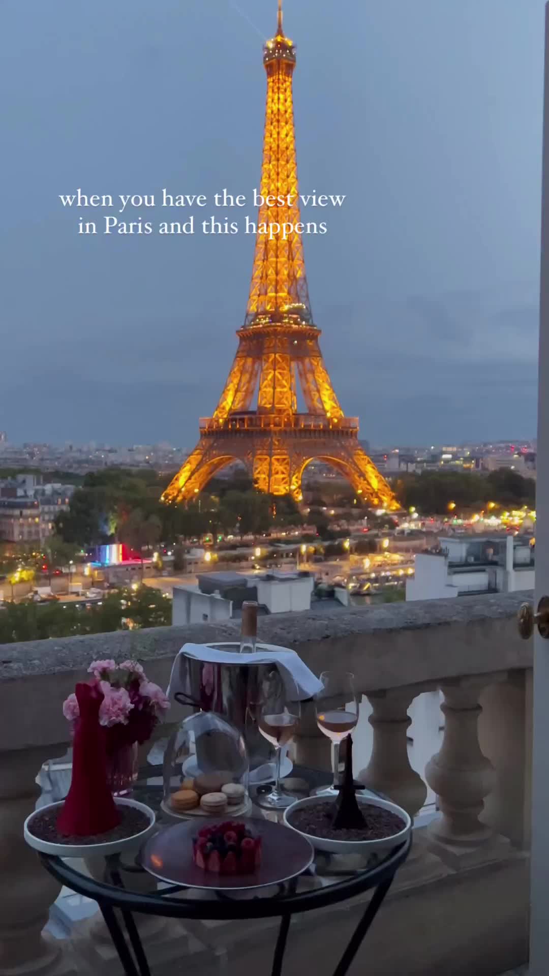 Still can’t believe how incredible this view of the Eiffel Tower was from our room at the @shangrilaparis 🇫🇷✨ are you planning a trip to this magical city soon? ♥️ #fyp #paris #prettylittleparis #parigi #eiffeltower #toureiffel #france #macarons #parisjetaime #igersparis #topparisphoto #parismonamour #parismaville