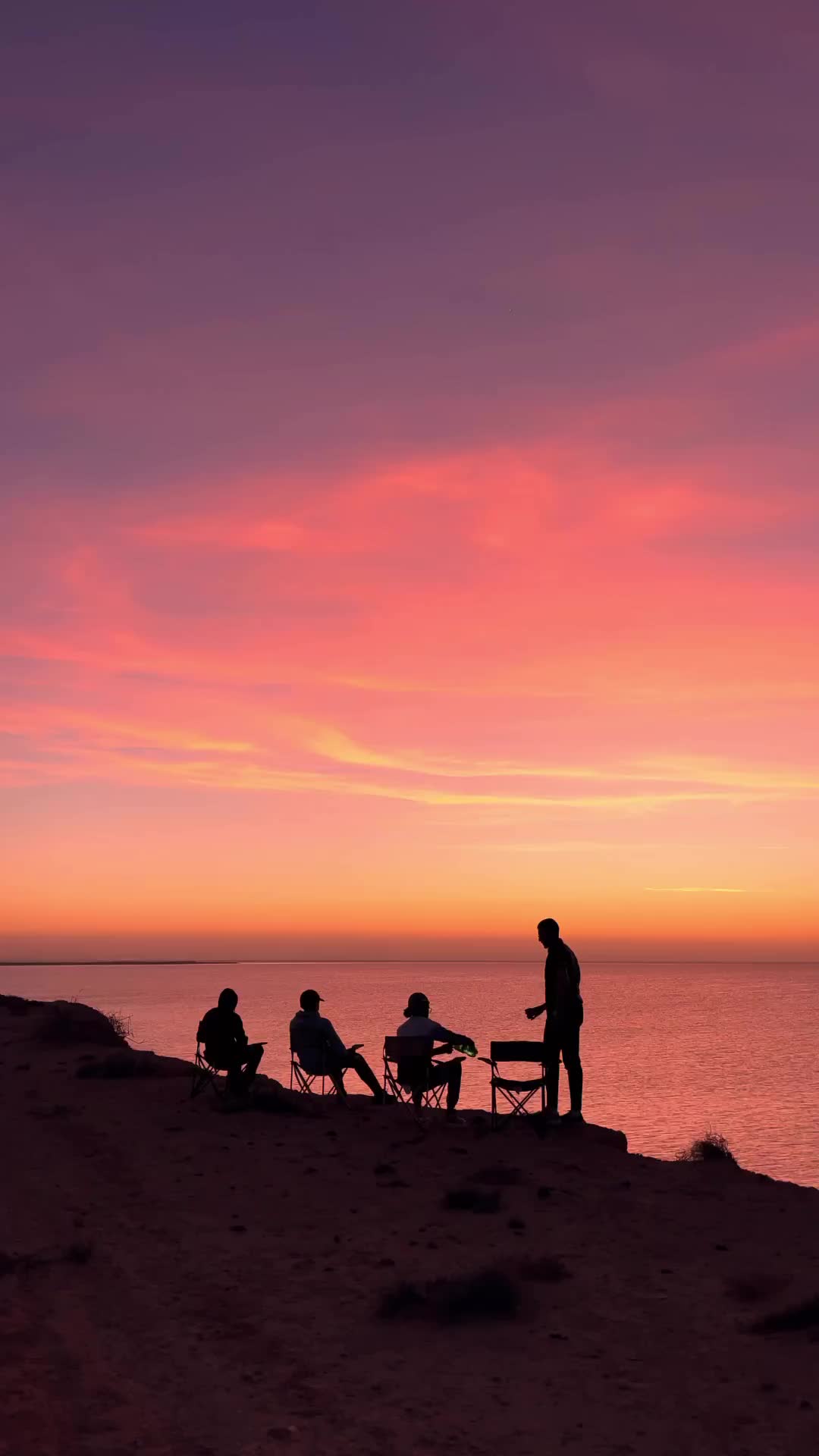 Sunset with Friends in Beautiful Zarzis, Tunisia