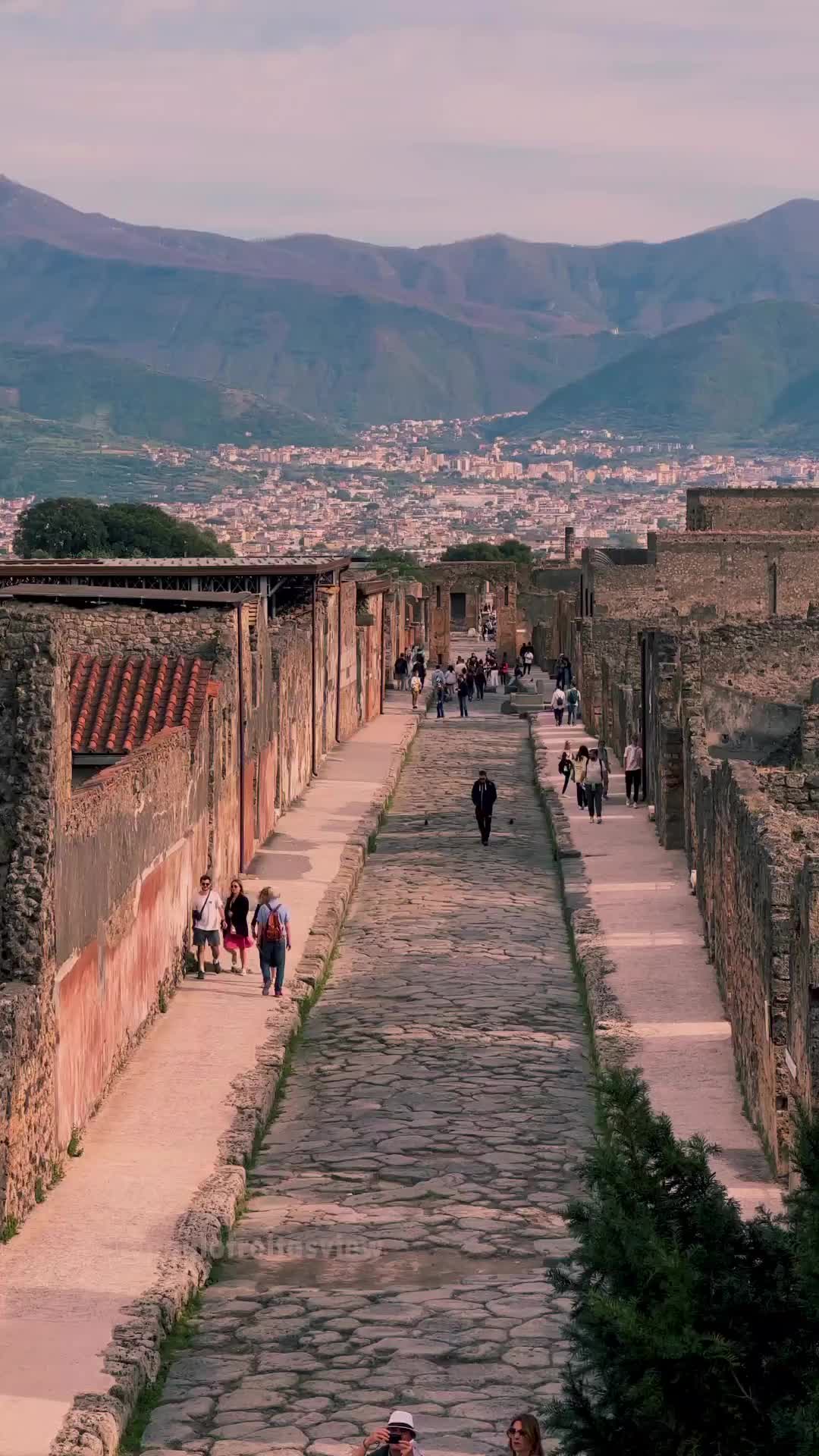 Explore Ancient Ruins in Pompeii with Teddy Bear Noah