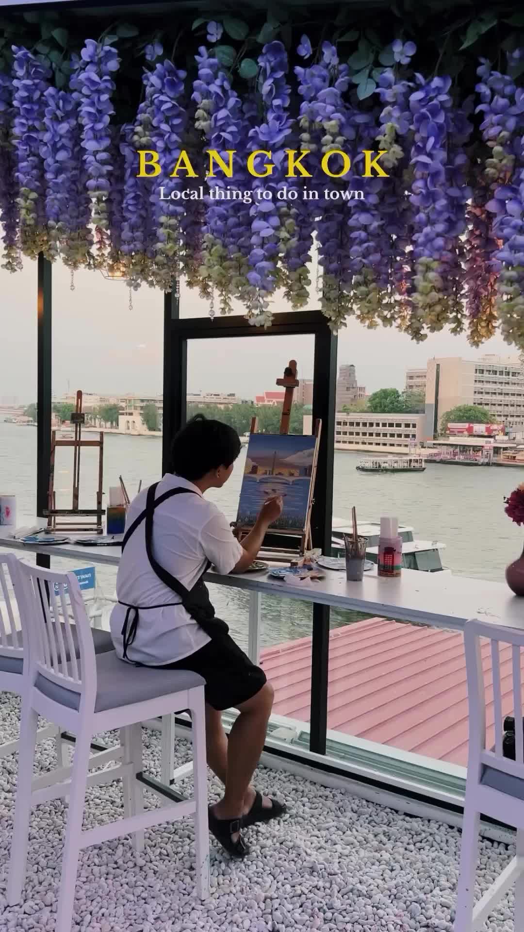 🎨 Bangkok Art: Paint by the River at Sapore dell’Arte
