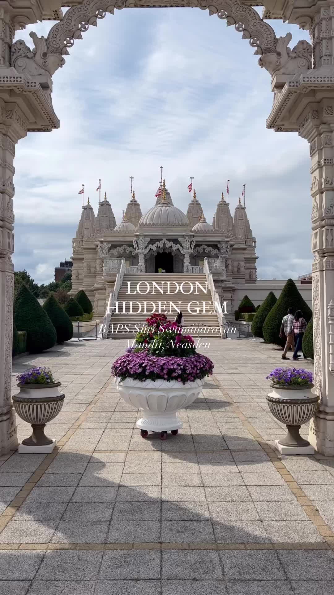 Have you been to this hidden gem in London yet? 🛕 BAPS Shri Swaminarayan Mandir is a Hindu temple in Neasden. 

It’s a place of worship but it is also open to the public, and the inside is just as beautiful as the outside (you are not allowed to take pictures though). 

I would recommend going by car, as there is not much to see around the area apart from the stunning temple and it’s a pain to get there via public transport. Entry is free and there is free parking it you decide to visit!

#prettylittlelondon #hiddengem #neasdentemple