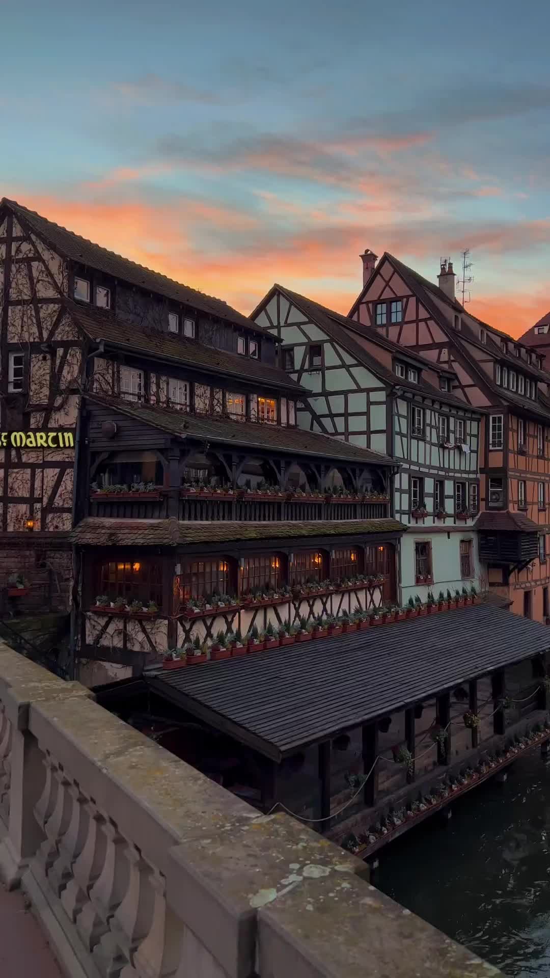 Discover Strasbourg's Stunning Sunset Cityscape