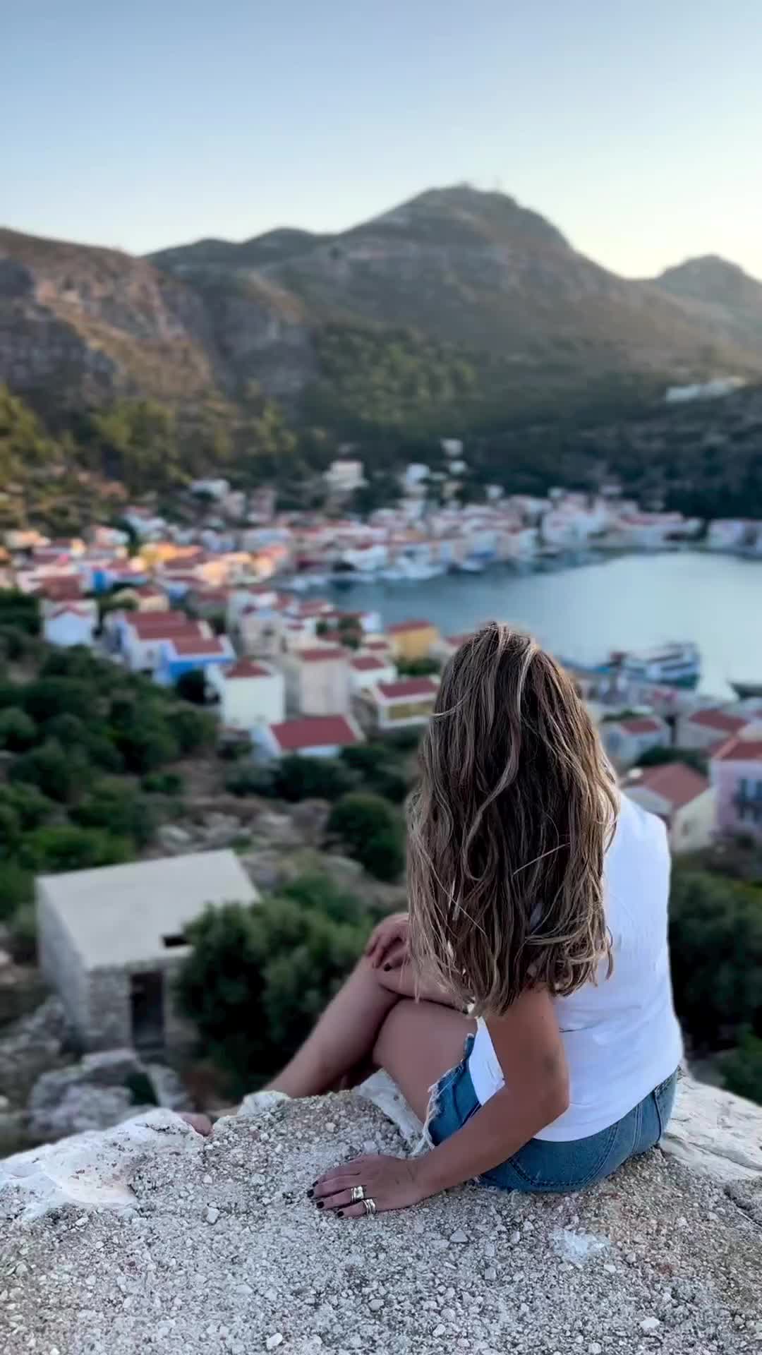 Golden Hour at Kastellorizo: Sunset Views from the Castle