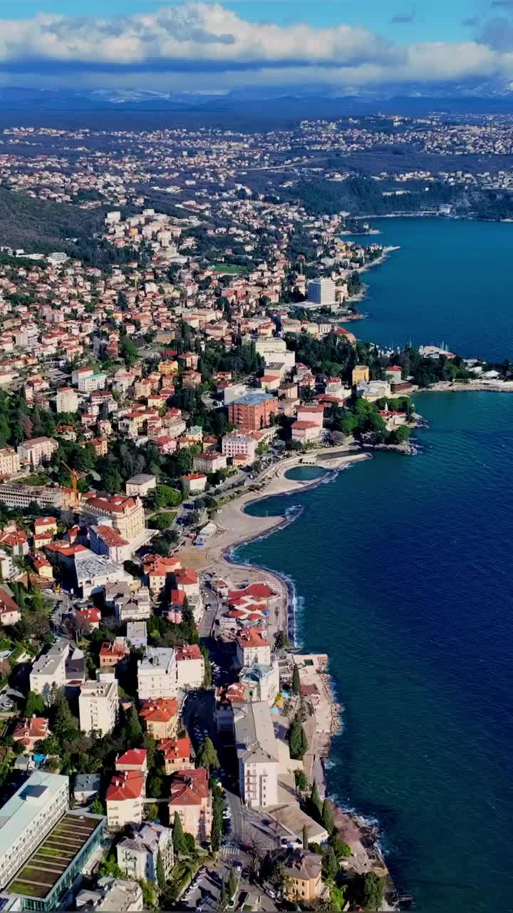 Discover the Beauty of Opatija, Croatia from Above