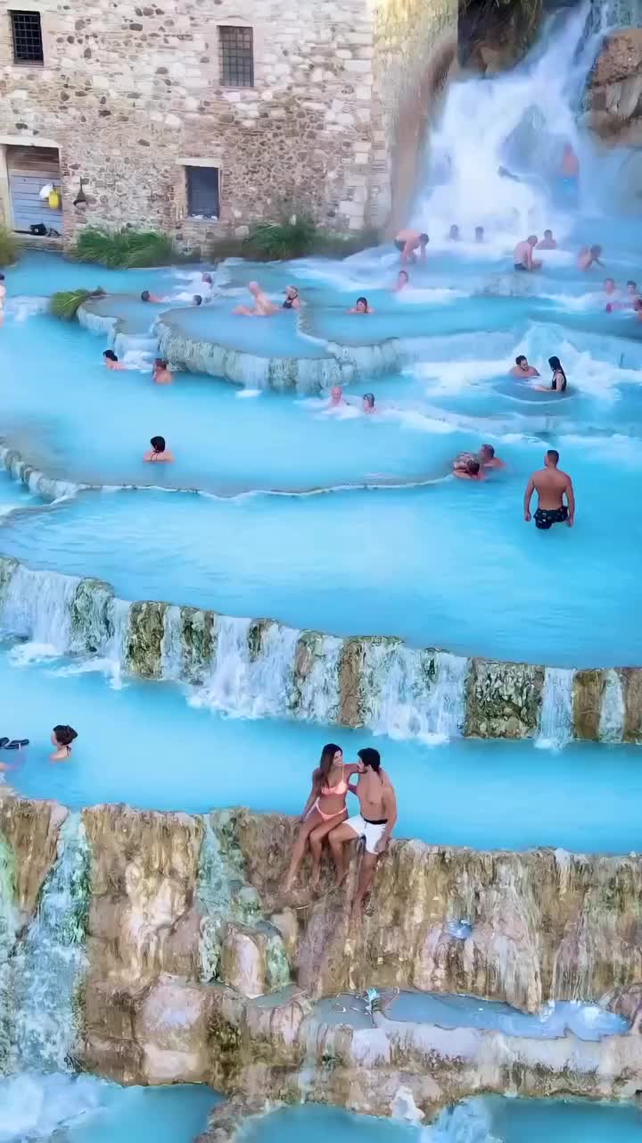 Relax at Saturnia Hot Springs in Tuscany
