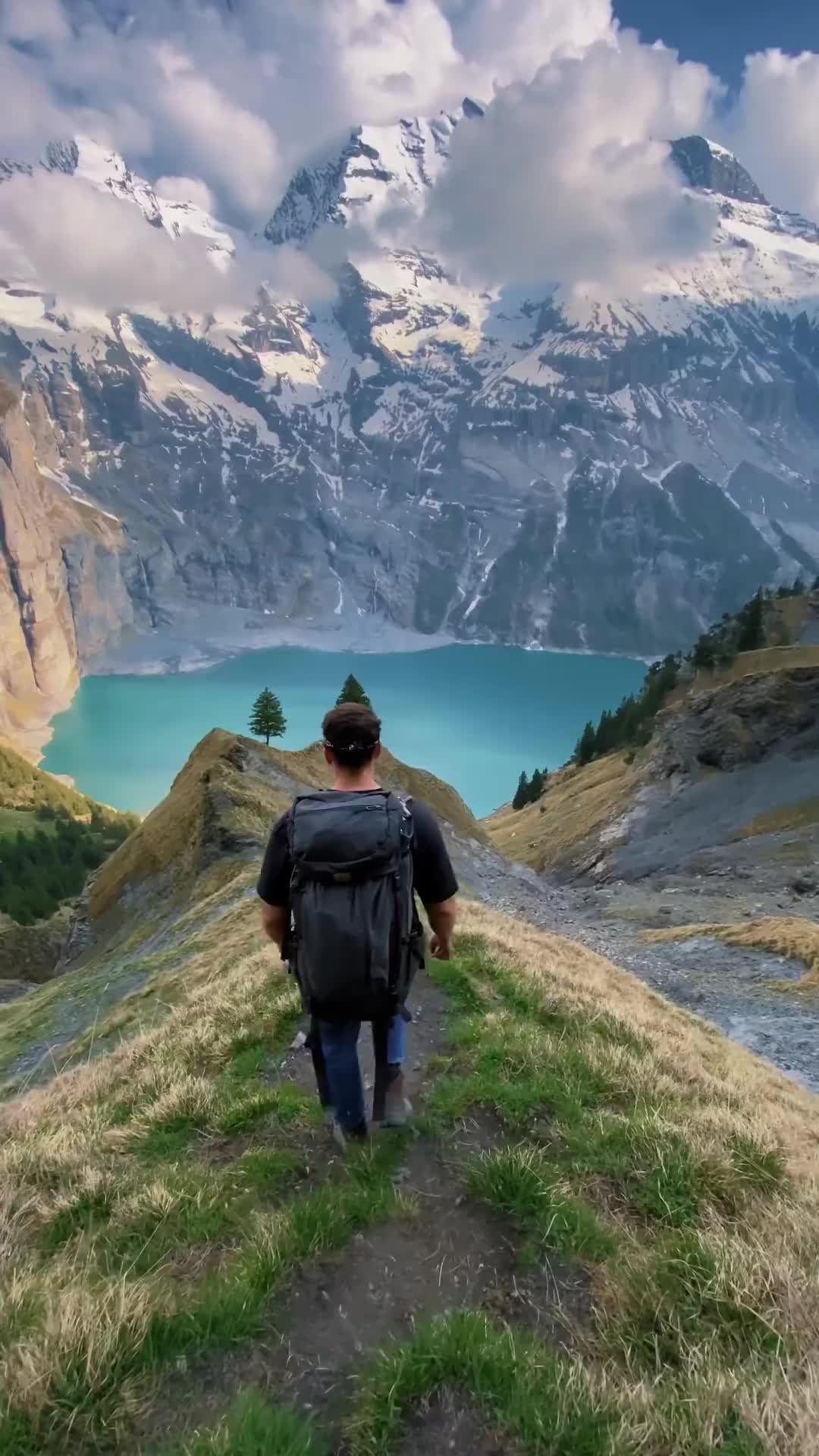 Hiking Adventure in Stunning Öschinensee, Switzerland