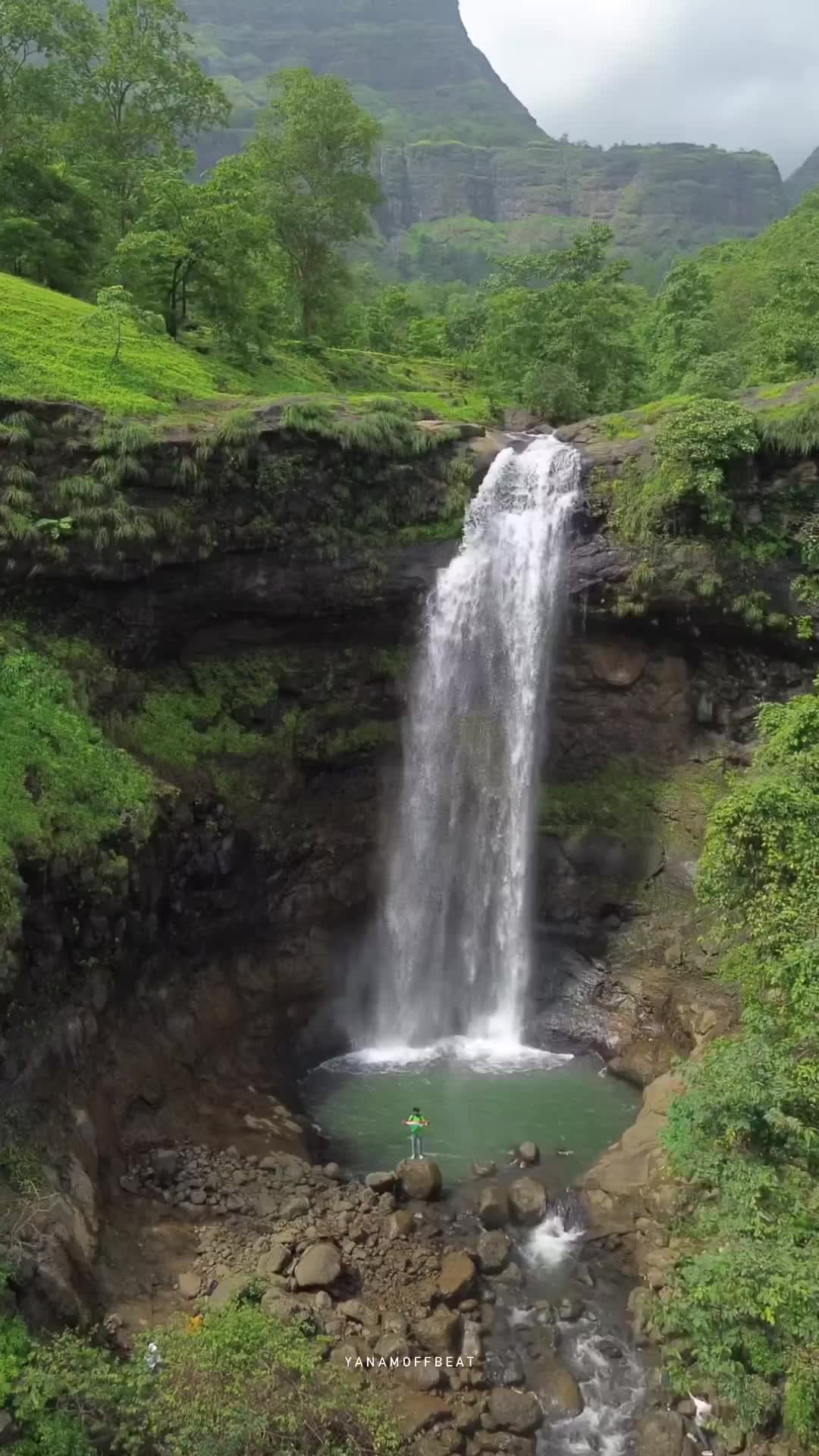 Celebrating 77th Independence at Hidden Waterfall 🇮🇳