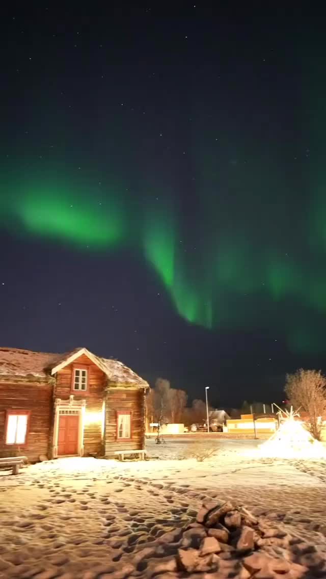 Stunning Northern Lights in Nordreisa, Norway