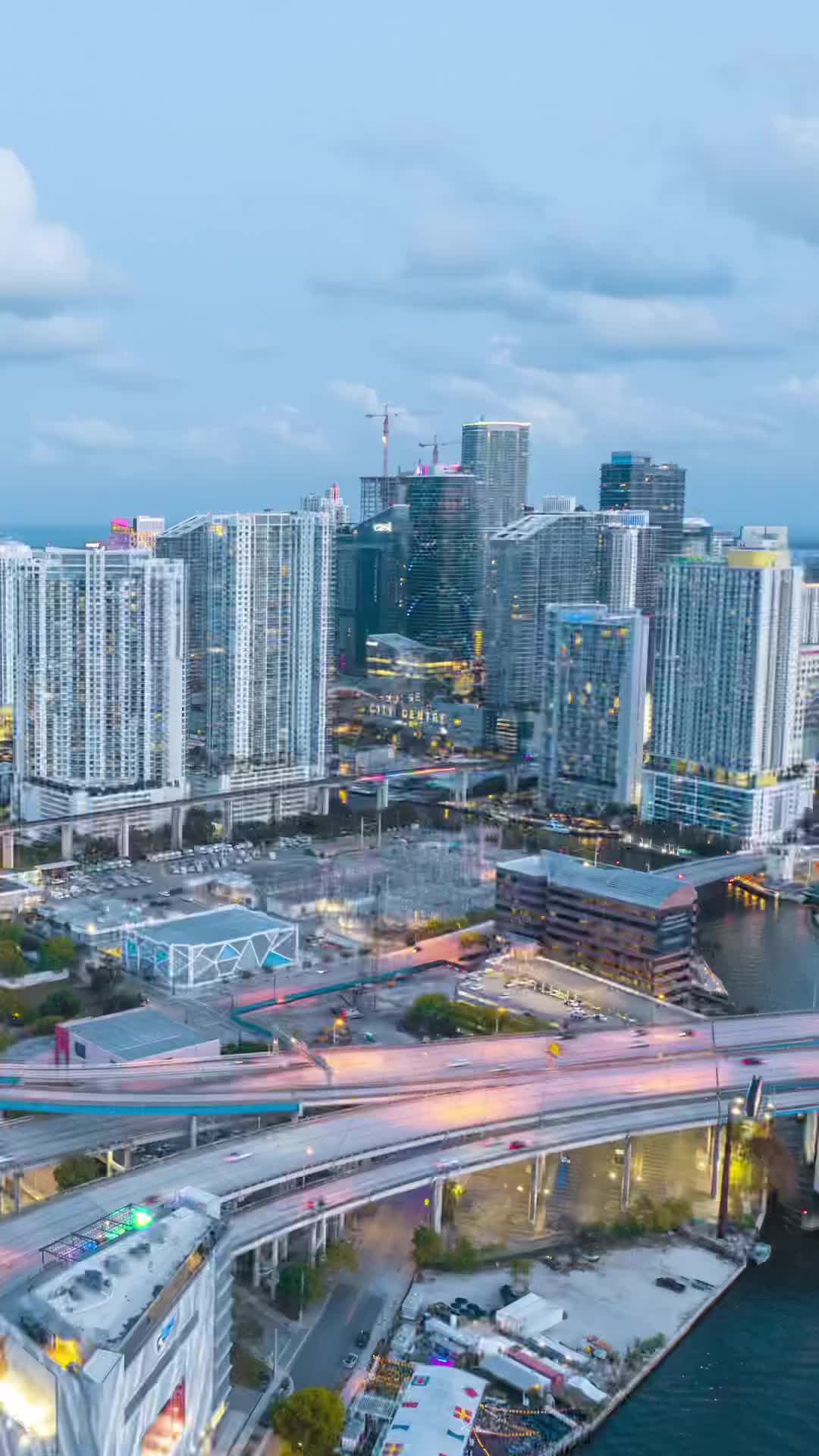 Brickell Miami Nightlife: Stunning Drone Footage