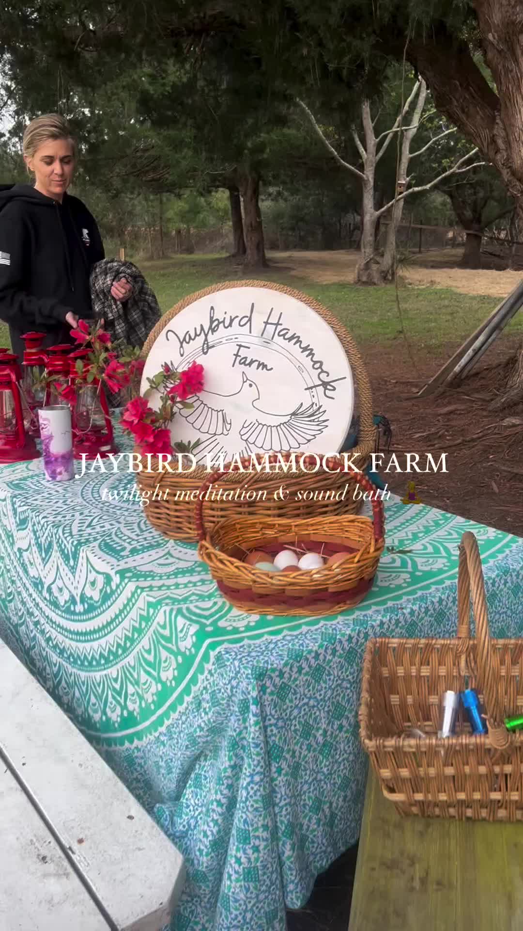 Unique Wellness Experiences at Jaybird Hammock Farm