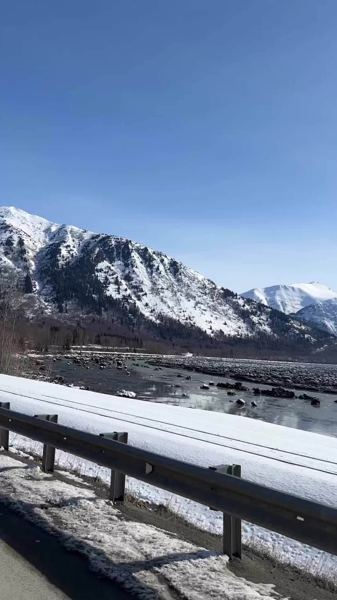 Winter Blue Bird Day in Alaska | Scenic Adventure