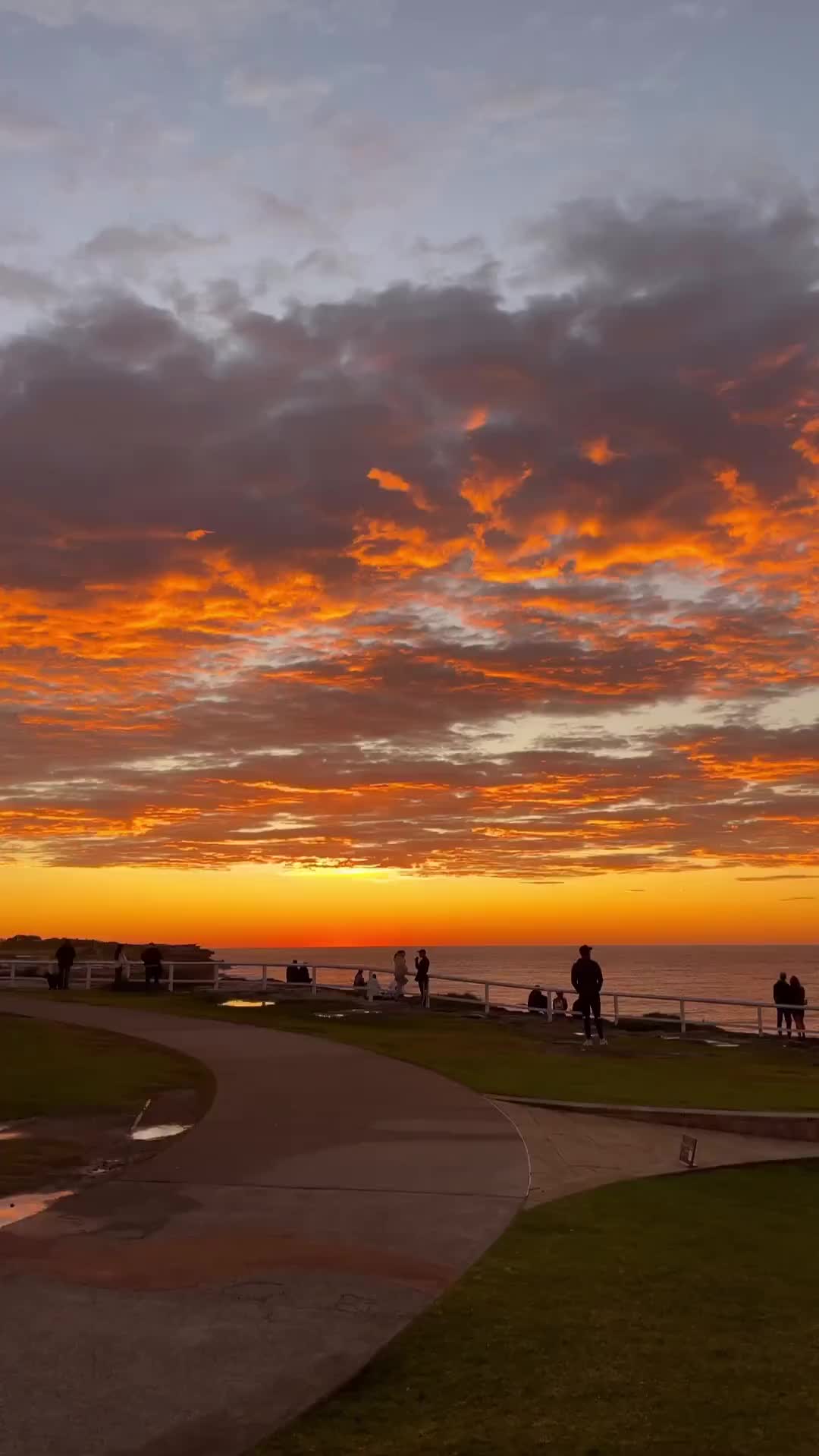 Stunning Sunrise at Coogee Beach, Sydney