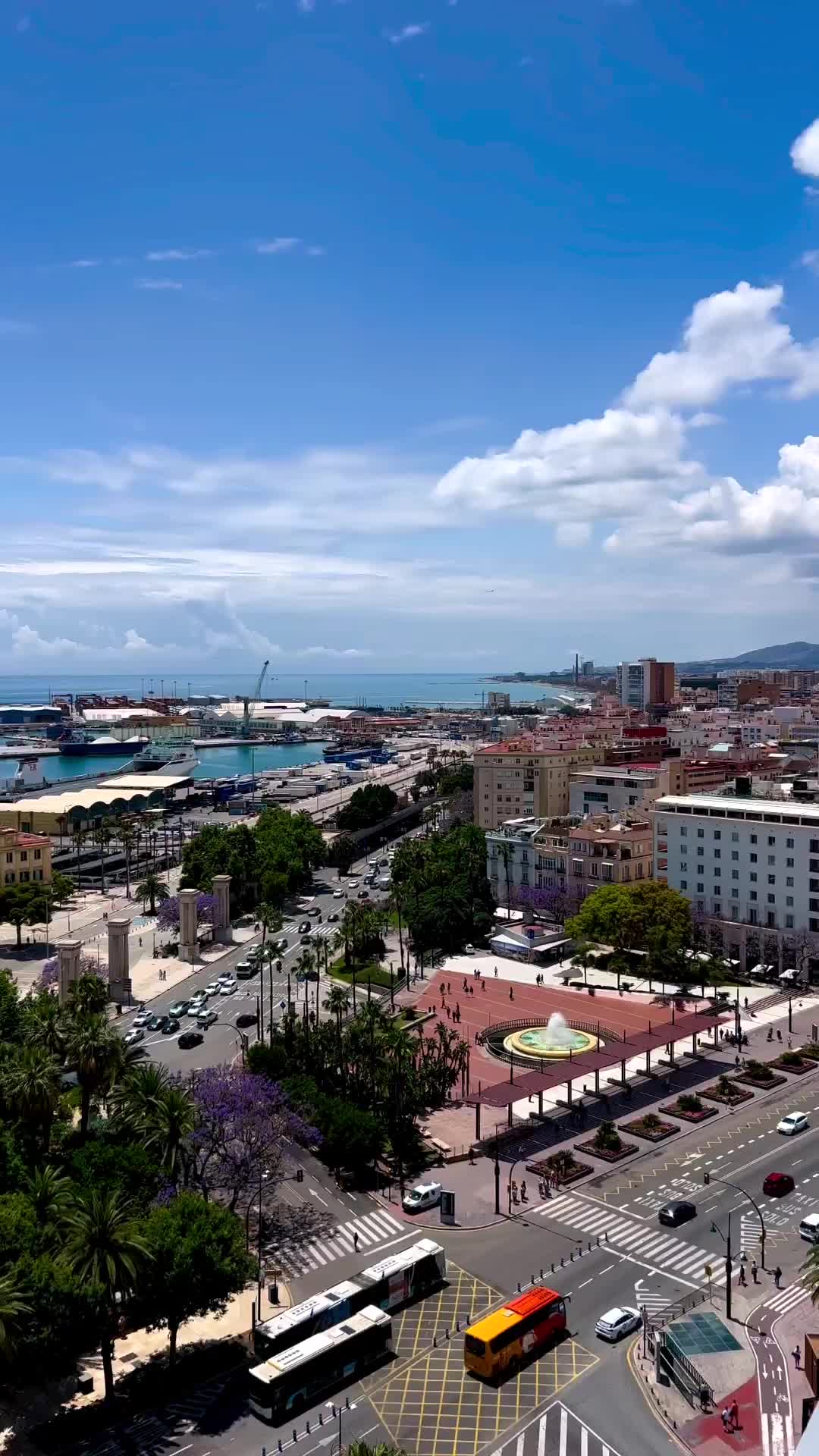 🤩🇪🇸✨ The best view of Málaga - from the rooftop of @achotelmalagapalacio #málaga #spain #marriotbonvoy #marriottbonvoymoments #travelnow #beautifuldestinations #adventure #wanderlust #remotework