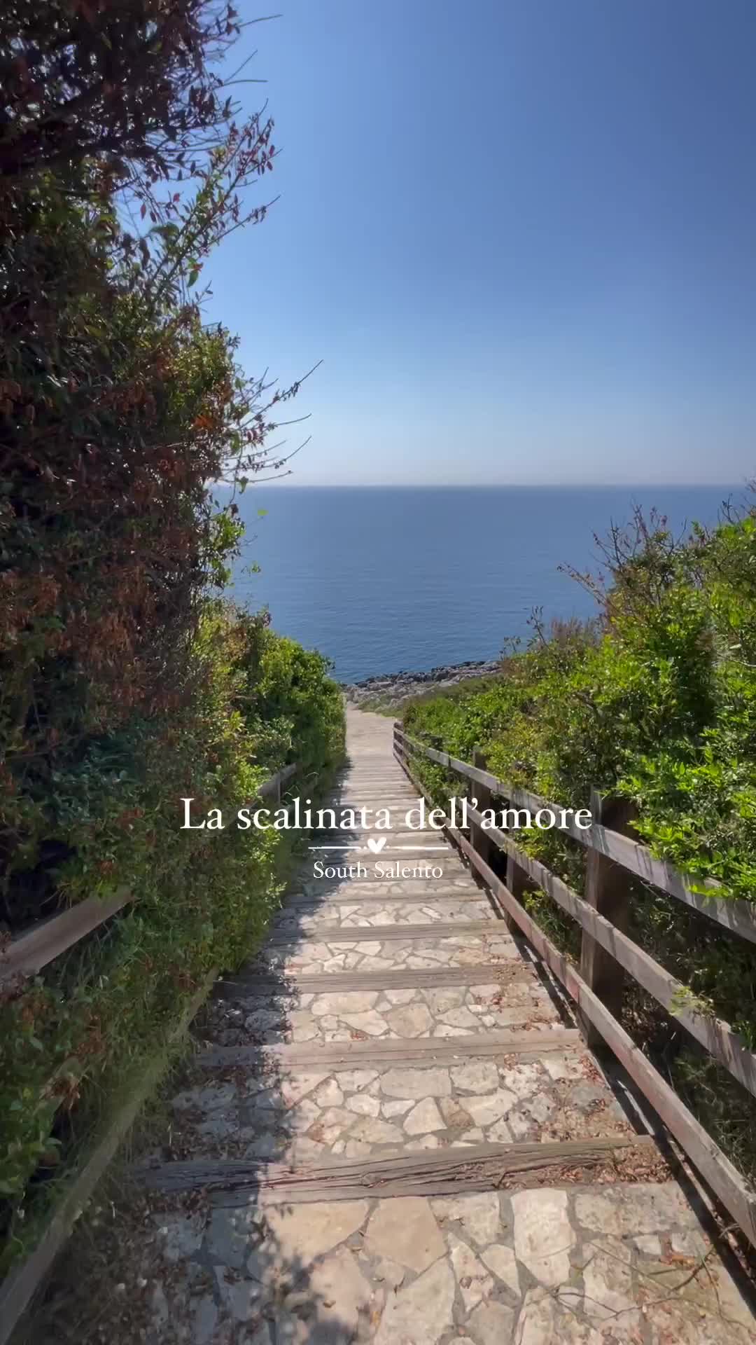 Most Beautiful Staircase in Southern Salento 🌊