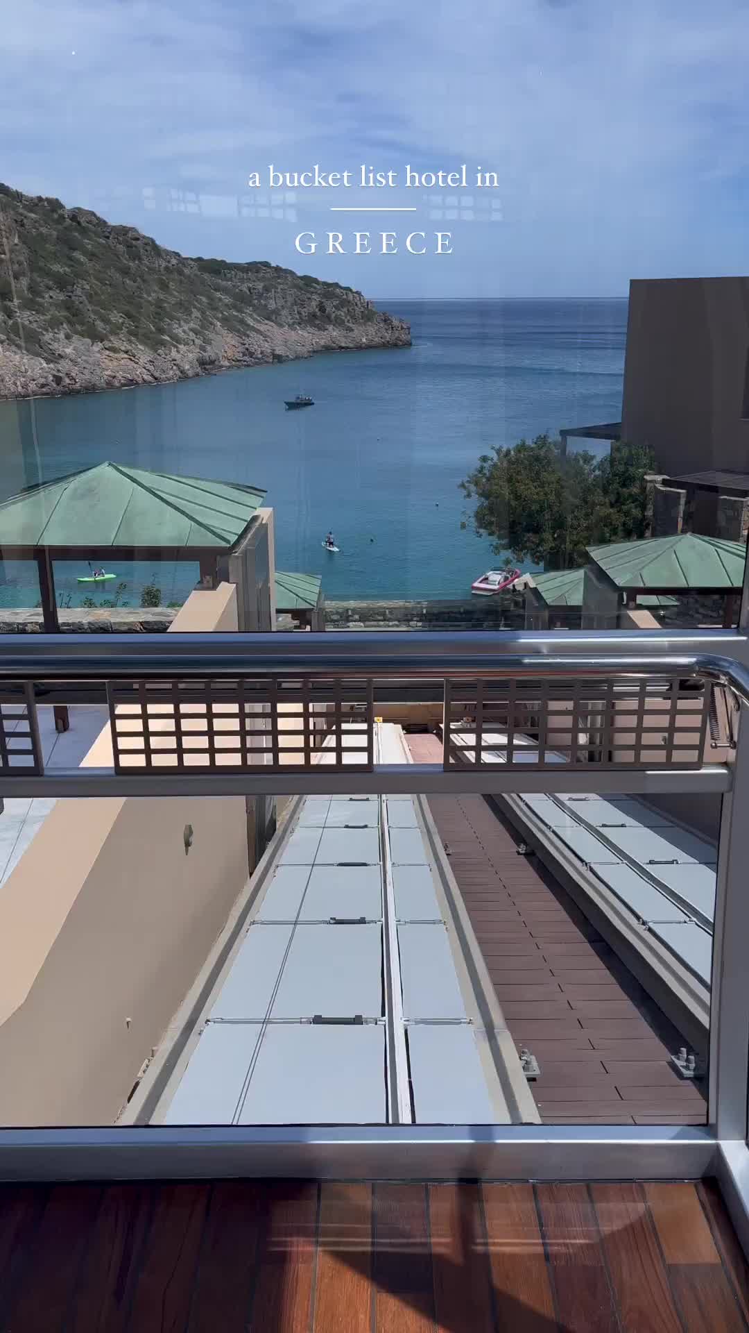 Unique Daios Cove Hotel in Crete with Infinity Pool