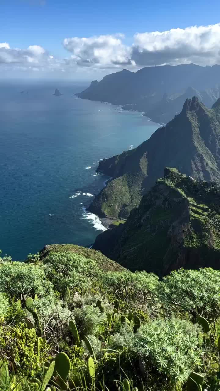 Mirador Roque de Taborno, Tenerife 🌊 #tenerife #canaries #spain #mountainlife #wanderlust