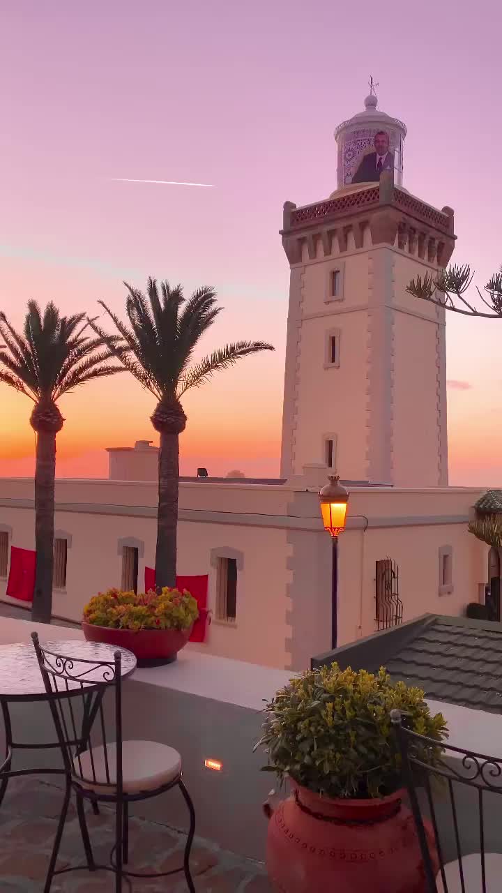 Stunning Sunset View at Cap Spartel, Tangier 🇲🇦