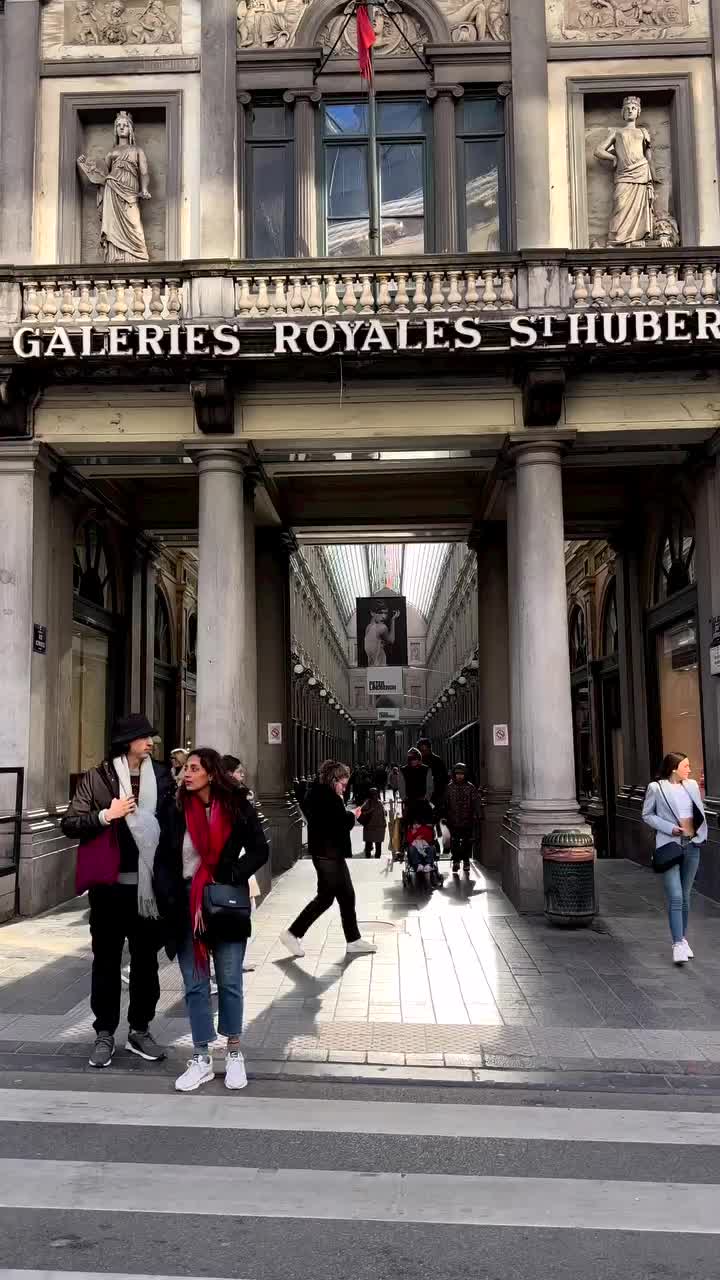 Explore Les Galeries Royales Saint Hubert in Brussels