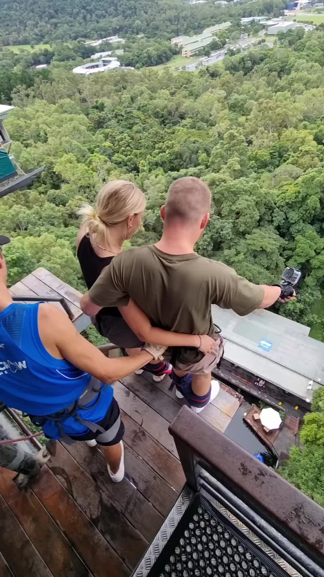 Couples Bungy Jumping at Skypark Cairns, Australia