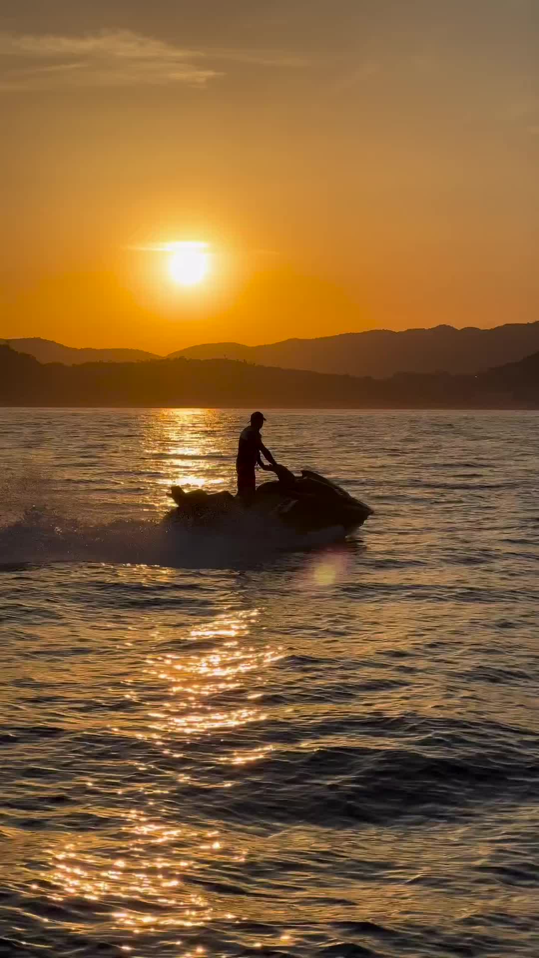 Stunning Sunset Jet Ski Ride in Cannes, France