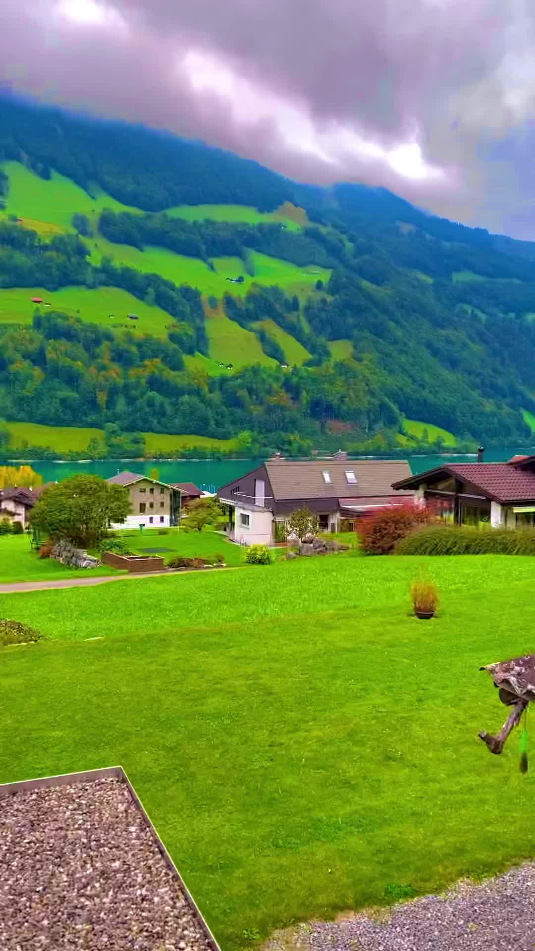 Explore Lungern: Swiss Village in the Rain