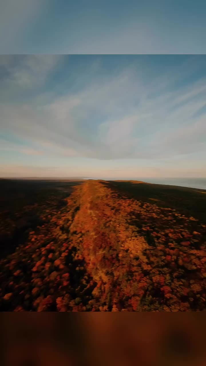 Stunning Sunrise FPV Drone Footage in Upper Peninsula