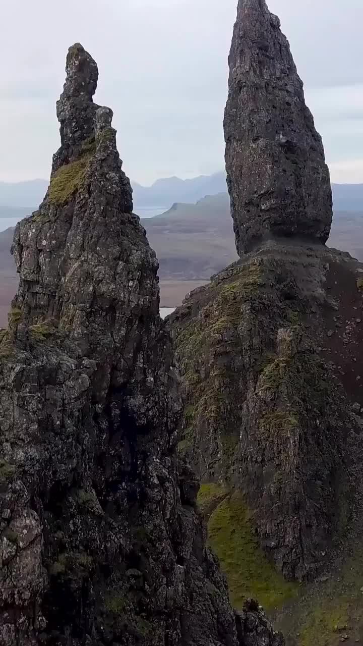 Stunning Scotland: Old Man of Storr Drone Views