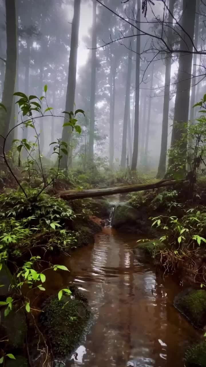 沿路一直聽到潺潺流水聲🍃往旁邊走才發現有條可愛的小溪，這大概是陽明山目前最喜歡的步道了。

#陽明山國家公園 
#yangmingshannationalpark