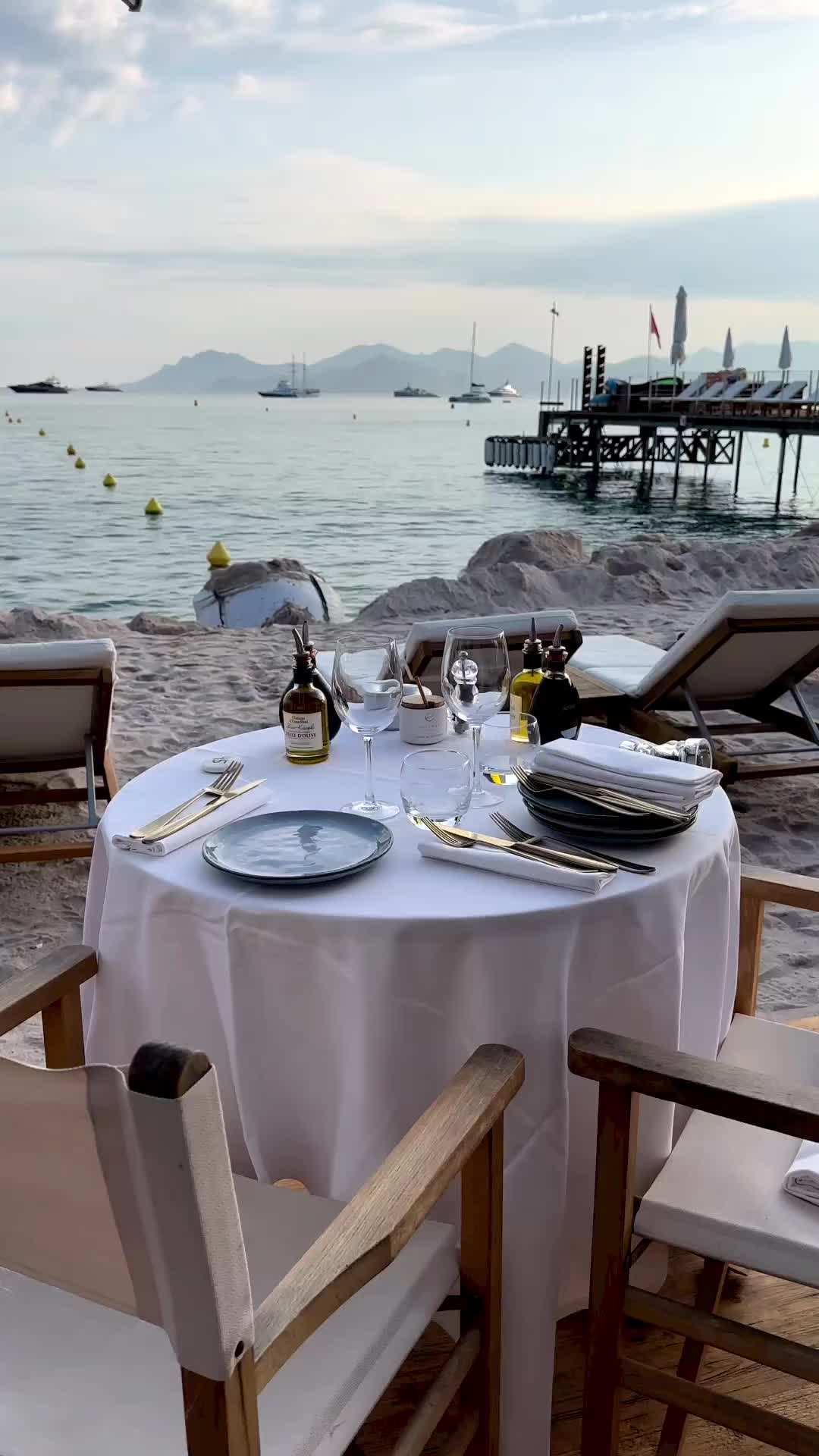 Dinner with a View at Miramar Plage, Cannes