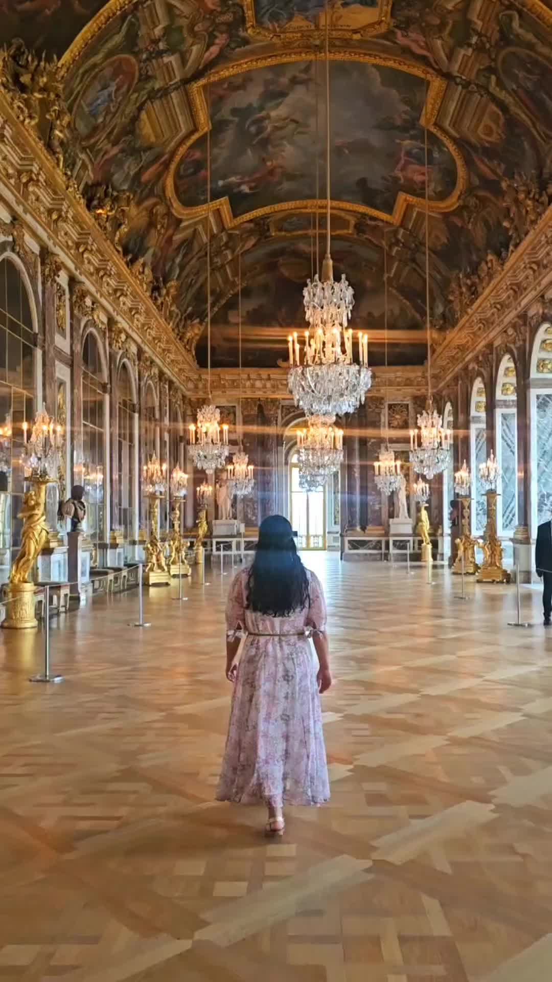 This madame is Versailles 🇫🇷
.
The Palace of Versailles was the principal residence of the French kings from the time of Louis XIV to Louis XVI.
.
The Versailles Palace is the second most popular attraction in France, after the Louvre, and has nearly 8 million visitors annually. A visit to the Palace of Versailles gives one an idea of the grandeur in which royalty lived in the 17th and 18th centuries.
.
The palace of Versailles is huge, with its 2,300 rooms spread over more than 63,000 square meters. Make sure you don’t miss the King’s state and private apartments, the Hall of Mirrors, and the Gallery of the Great Battles, in addition to the Trianon Palace and the Queen’s Hamlet. 
.
📍My tip : do an online reservation for the opening hour and enjoy the Palace before it gets too crowded.
.
.
#parisfrance #parisversailles #versaillespalace #pariscity