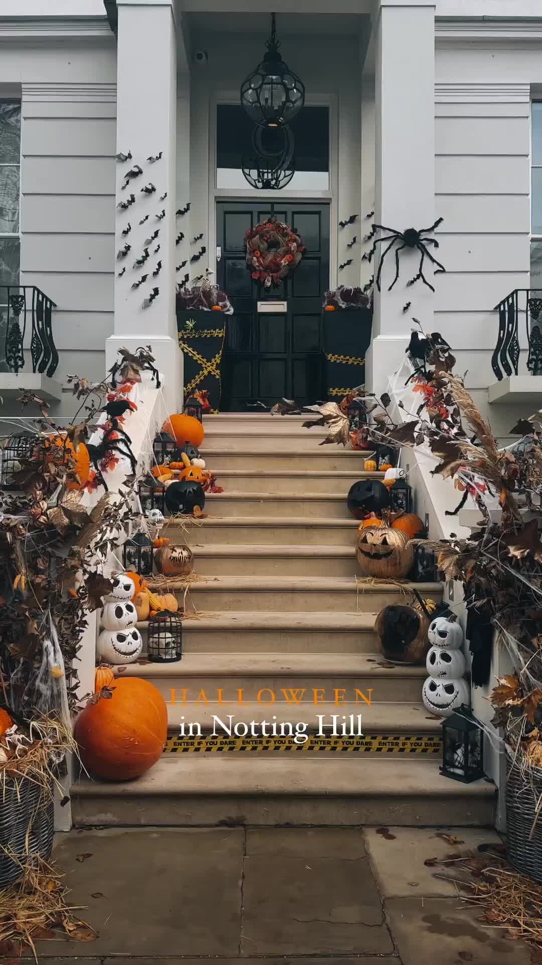 Halloween Displays in Notting Hill, London