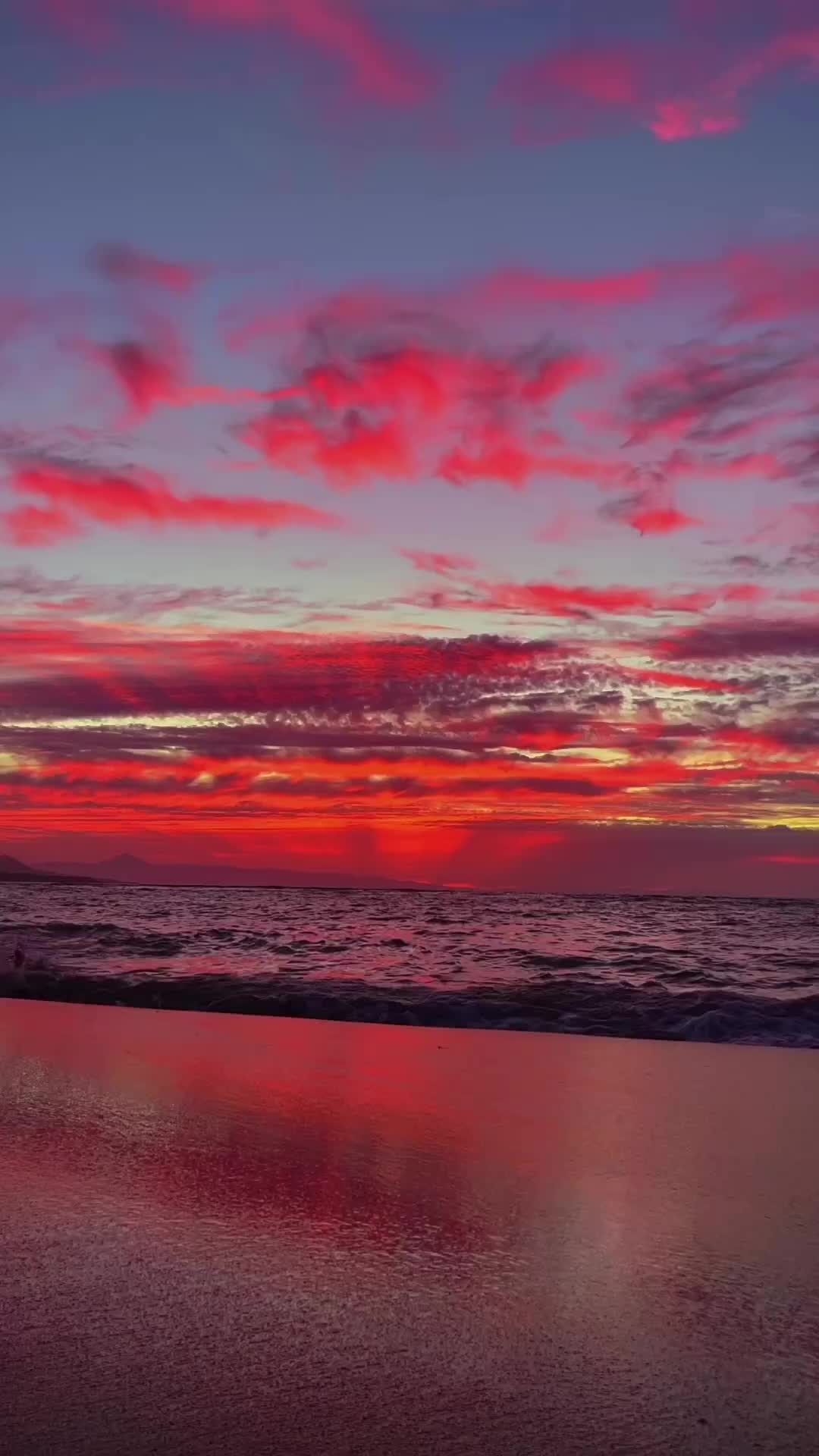 Unforgettable Sunset at Las Canteras Beach