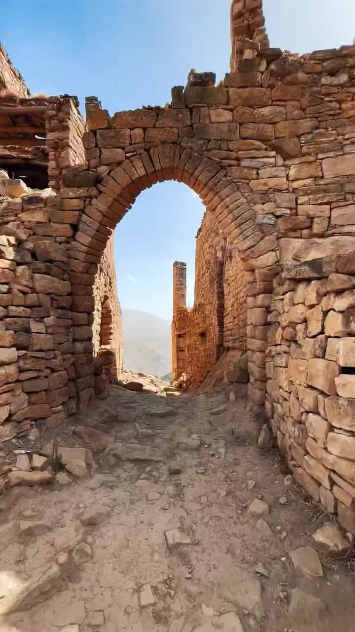 Exploring the Ancient Ruins of Gamsutl in Dagestan