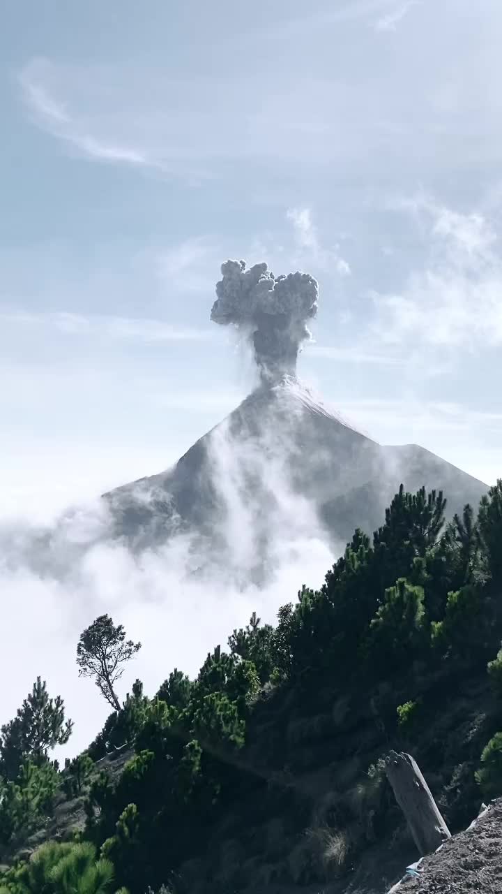 Power of Nature: Volcano De Fuego in Guatemala