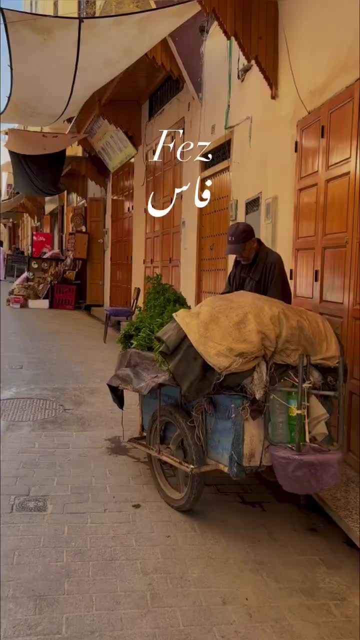 Shiny Morning in Fes' Old Medina ✨❤️