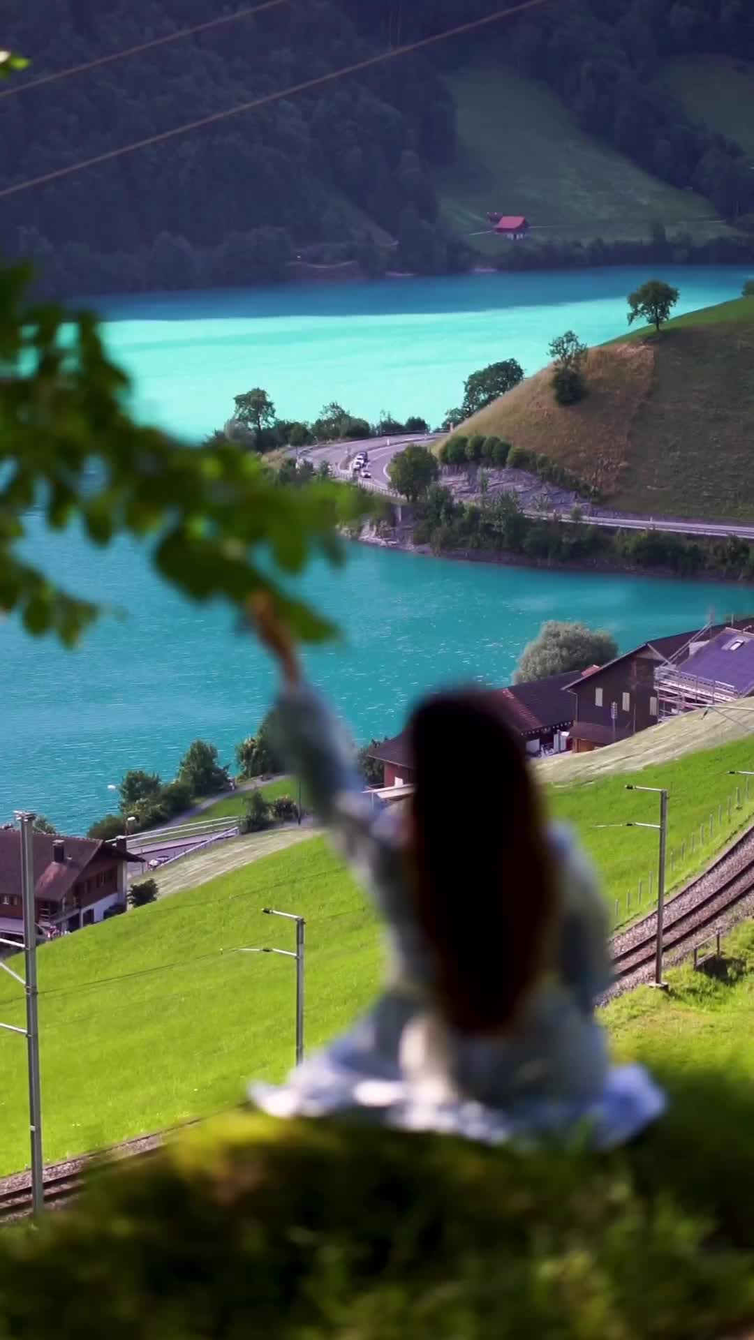 Stunning Panoramic Train Ride in Lungern, Switzerland