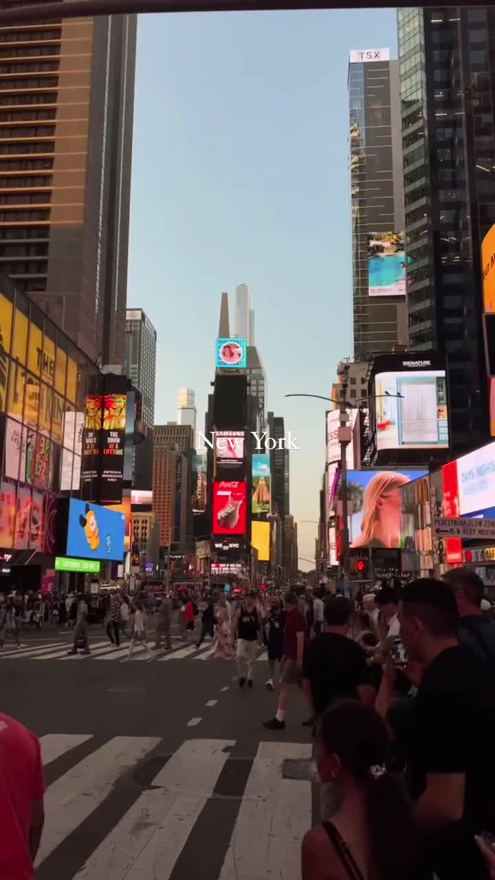 Times Square at night is a symphony of lights, where the city that never sleeps puts on its most enchanting performance. Amidst the luminous chaos, crossing these iconic streets becomes an electrifying dance through the heart of Manhattan’s midnight magic ✨

#timessquare #newyork #nyc #newyorkcity